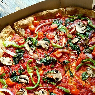 Domino's vegan pizza