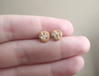 cookie earrings