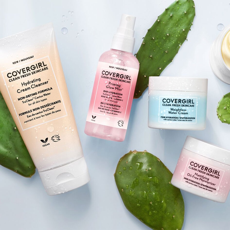 Iconic Makeup Brand Covergirl Launches Its First Skincare Line. And It’s Vegan.&nbsp;