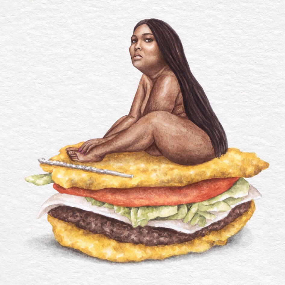 Did ‘Celebs on Sandwiches’ Predict Lizzo's Love of Vegan Plantain Burgers?