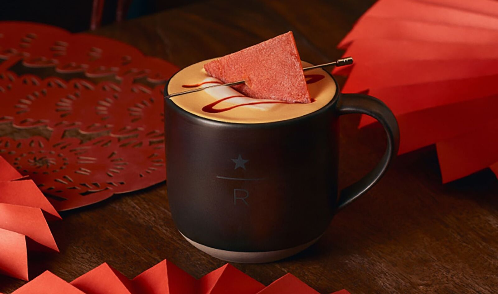 Yes, You Can Get Starbucks' New "Abundant Year Savory Latte" With Oat Milk, But What About That Giant Hunk of Pork?