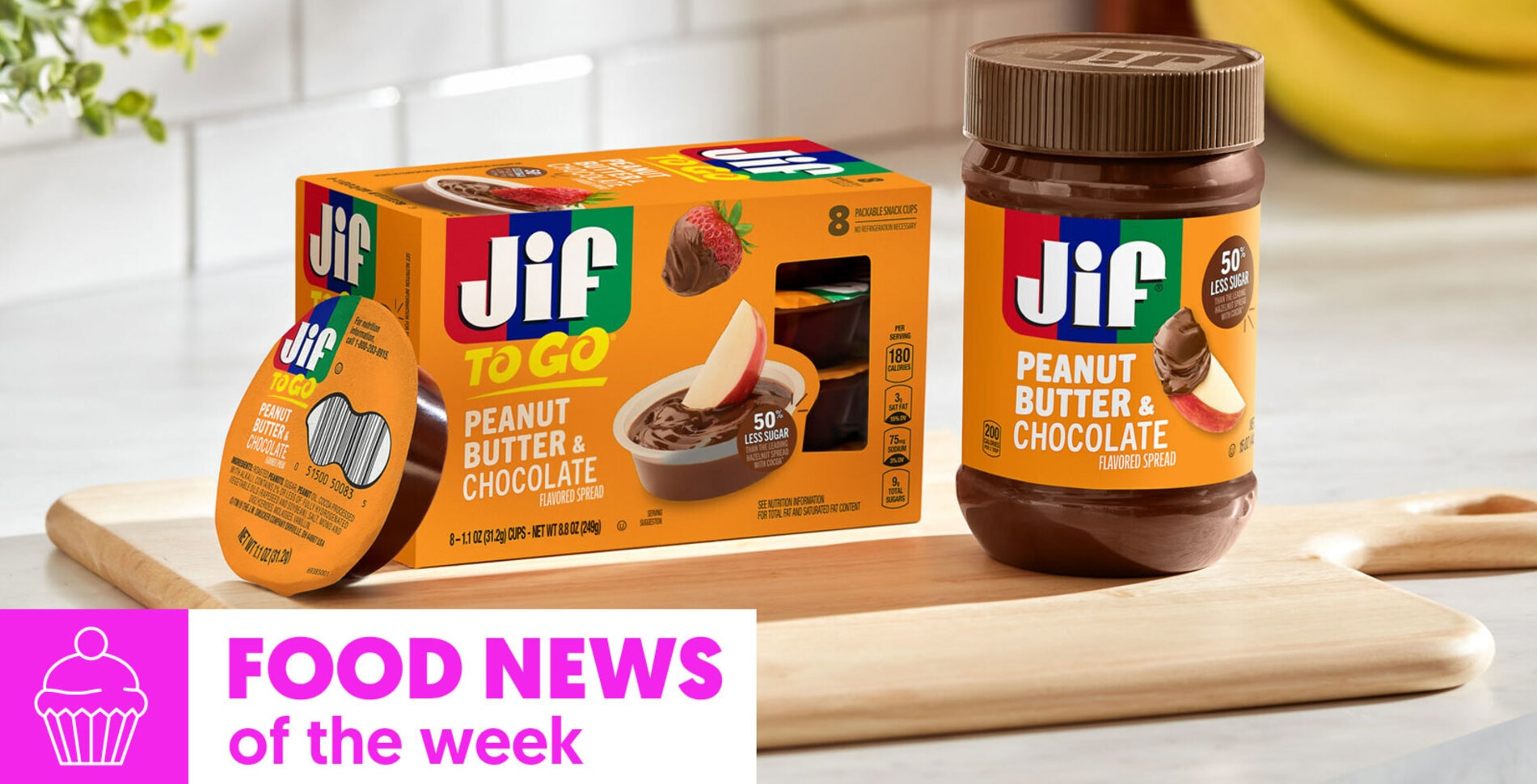 Food News of the Week: Jif Takes on Nutella, Plus Fudge Cake and Cinnamon Buns for Mom