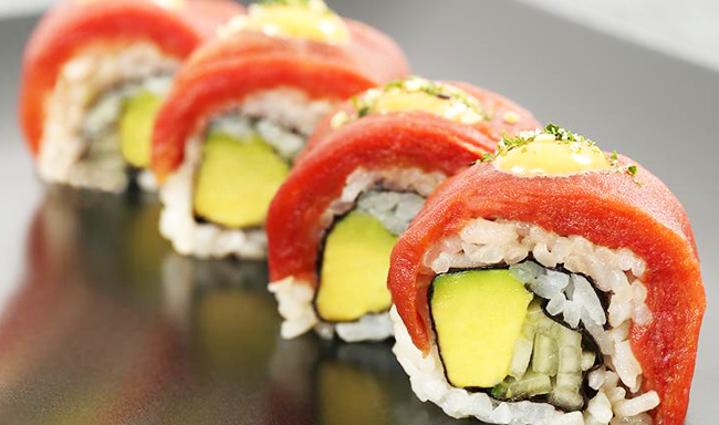 VegNewsOceanHuggerTomatoSushi