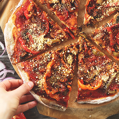 The Minimalist Baker simple vegan pizza