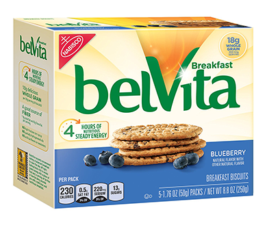 Τραγανά μπισκότα πρωινού belVita