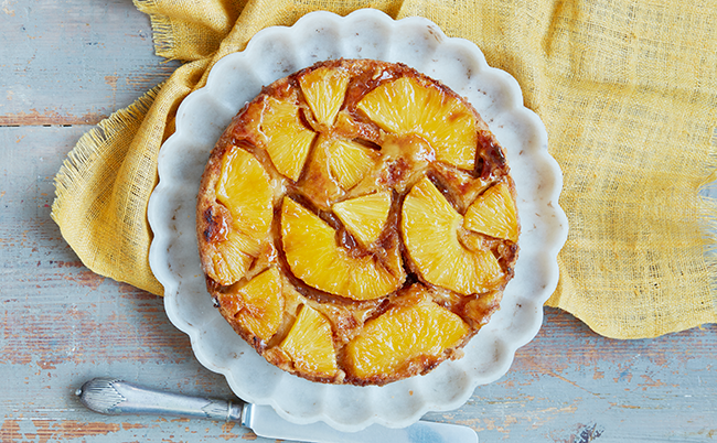 VegNews.PineappleUpsideDownCake.Feature2