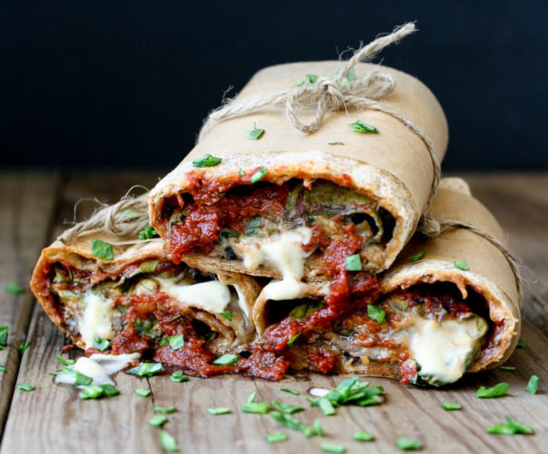 VegNews.VeggiesDontBitePizzaBurrito