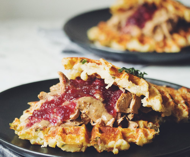 VegNews.HotforFoodThanksgivingWaffles