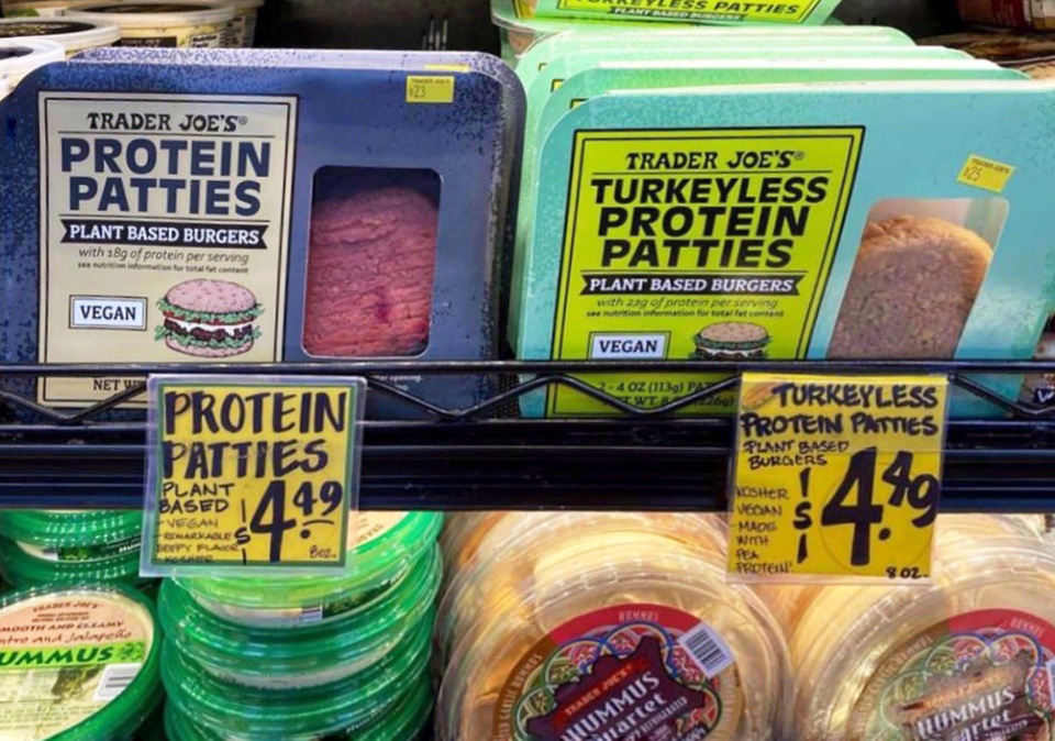 VegNews.TraderJoesTurkeylessBurgers