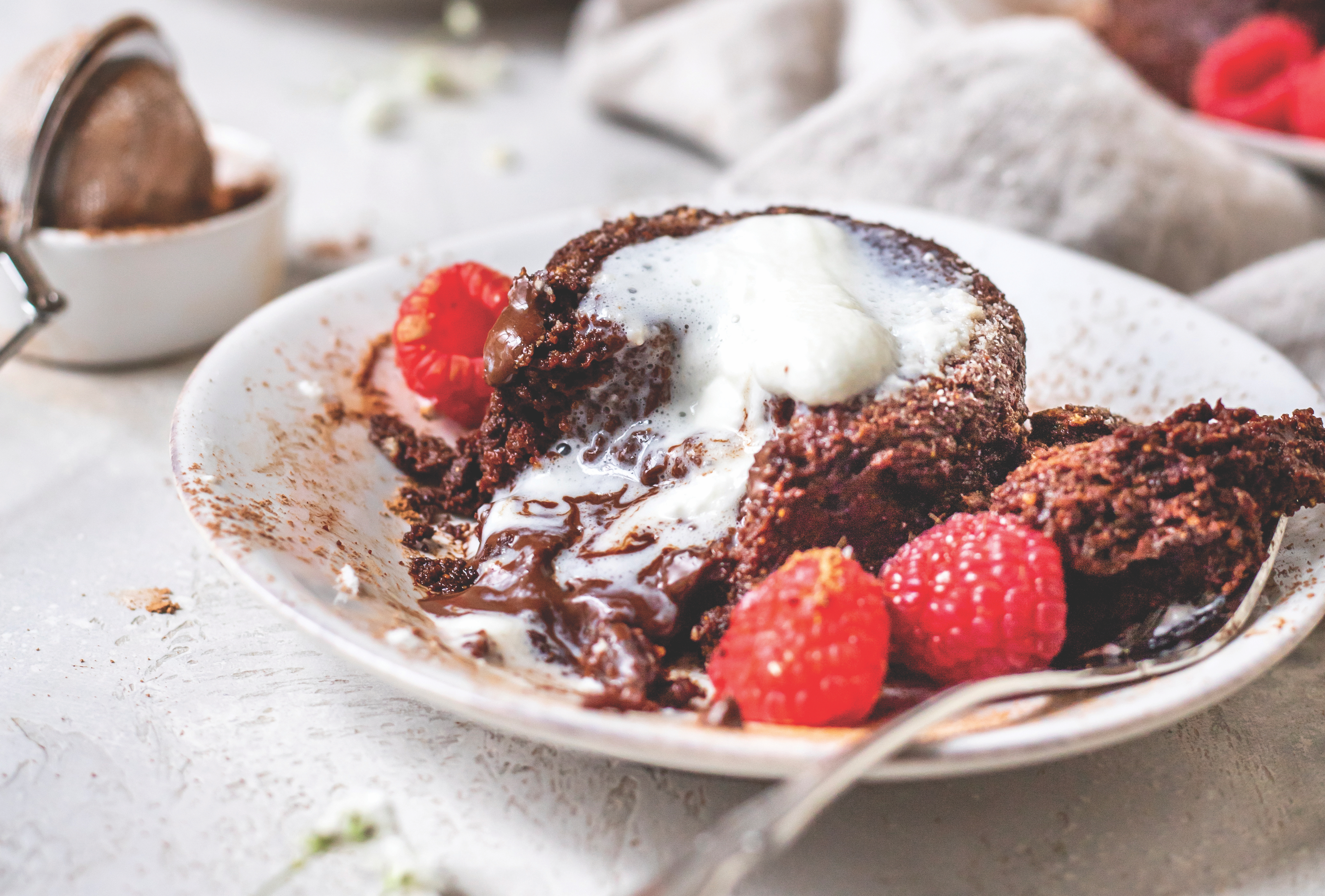 VegNews.Molten Lava Cake