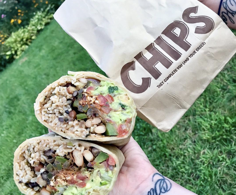 VegNews.ChipotleBurritoandchips