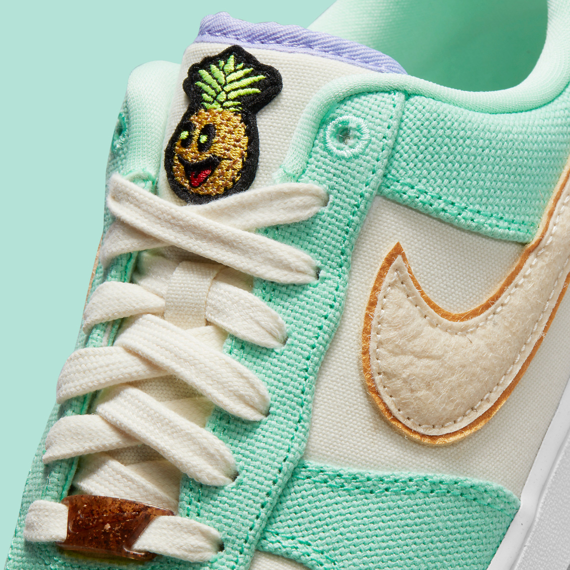 Nike S Iconic Air Force Ones Get A Vegan Pineapple Leather Makeover Vegnews