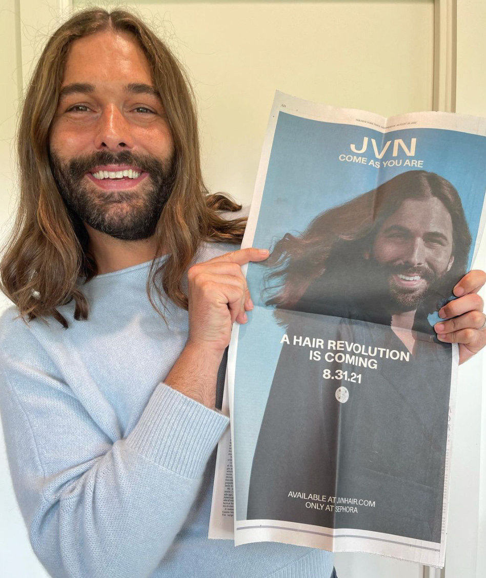 Queer Eye's Jonathan Van Ness Is About to Launch a Vegan Hair Care Brand at  Sephora | VegNews