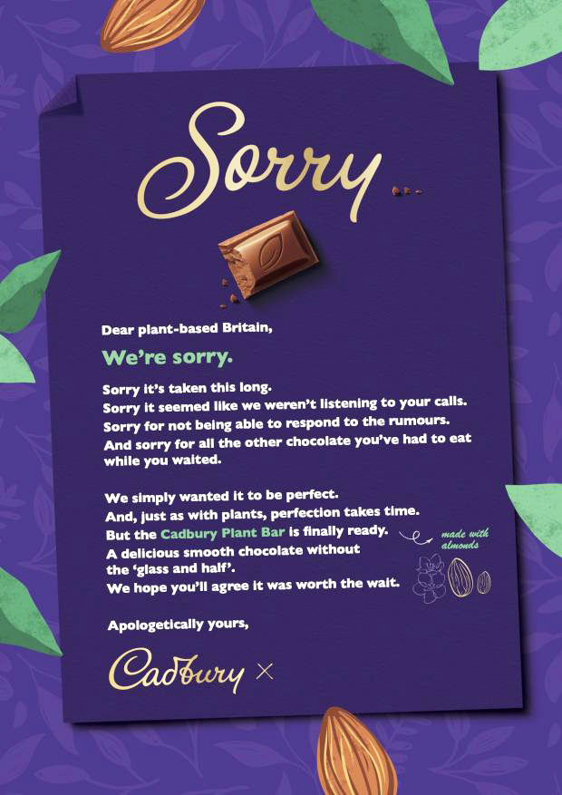 Cadbury to launch vegan Dairy Milk alternative called Plant Bar, Cadbury