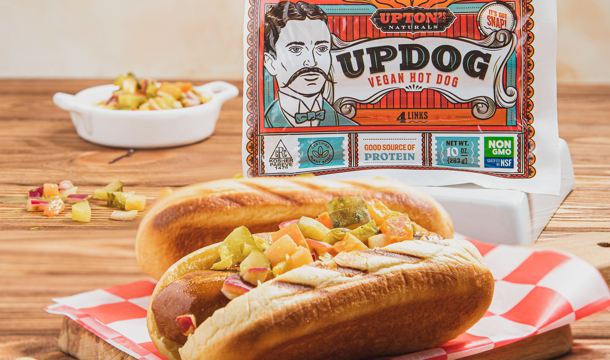 VegNews.VeganHotDogs.UptonsNaturals