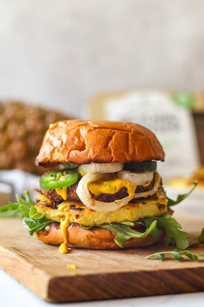 VegNews.GrilledPineappleBeyondBurger.GoodFoodBaddie