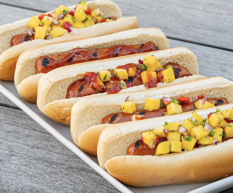 Hot Dogs with Onion & Stone Ground Mustard Relish - The Carrot Seed Kitchen  Co