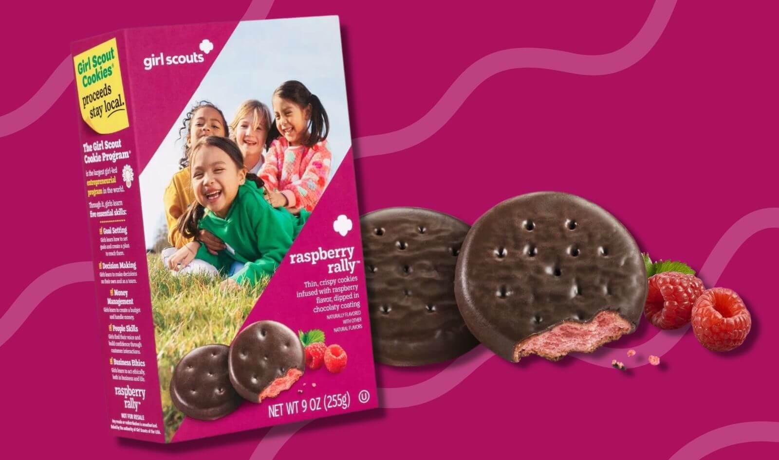 VegNews.GirlScoutCookies.RaspberryRally