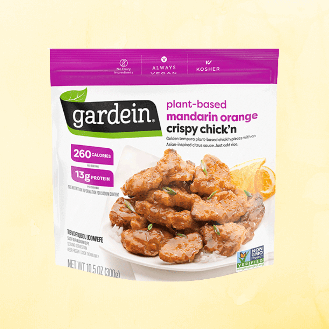 VegNews.VeganOrange Chicken.Gardein