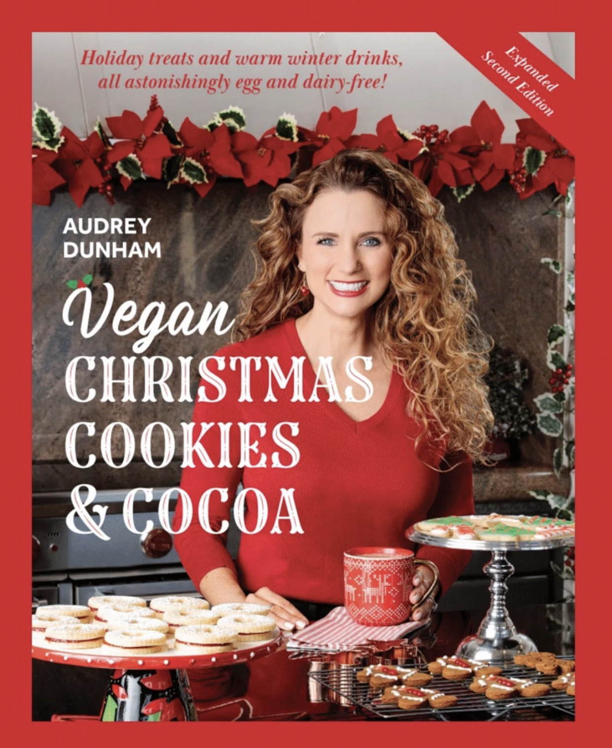 Povrće, vegansko, božićno, kolačići i kakao, Audrey Dunham