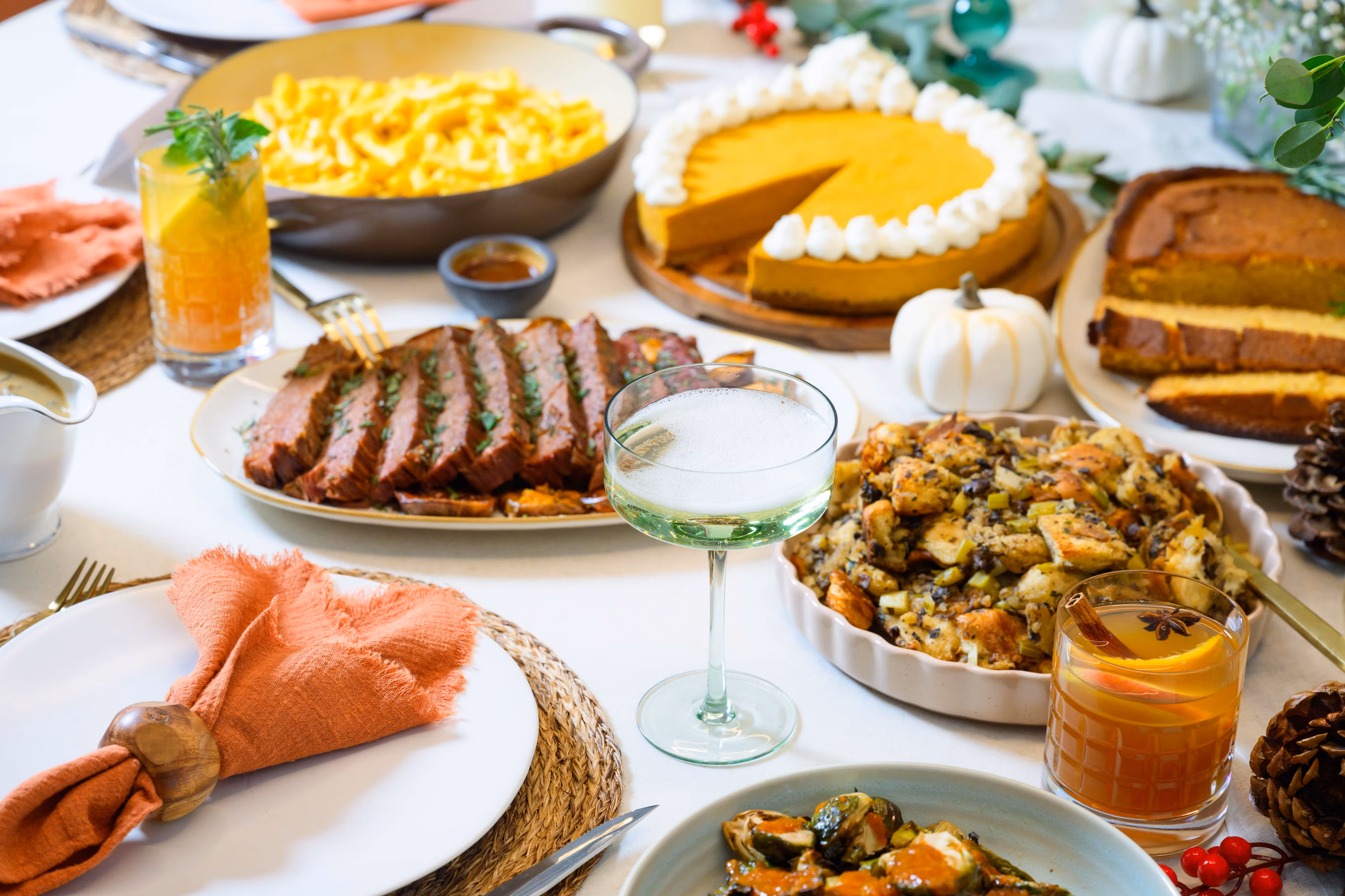 Thanksgiving meal at Planta