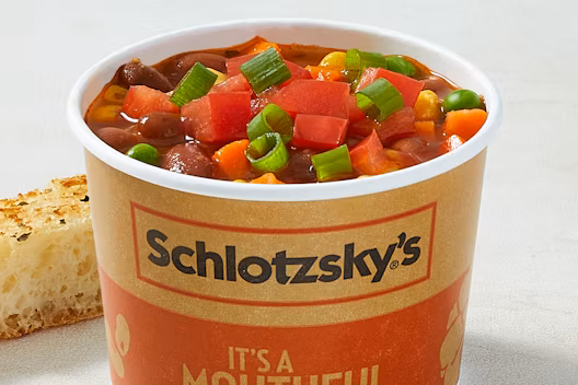 Garden Vegetable soup at Schlotzsky's