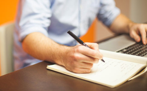 Man at Desk