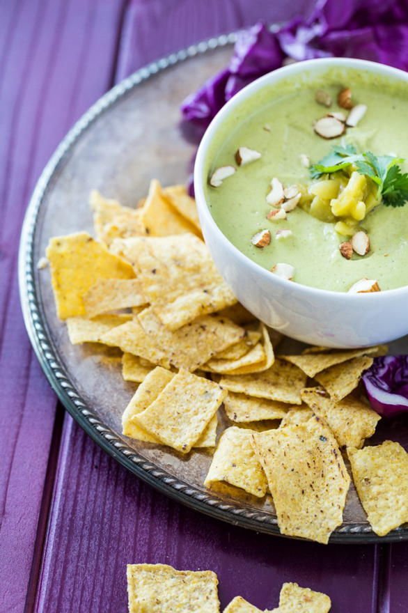 Cilantro Chile Almond Dip