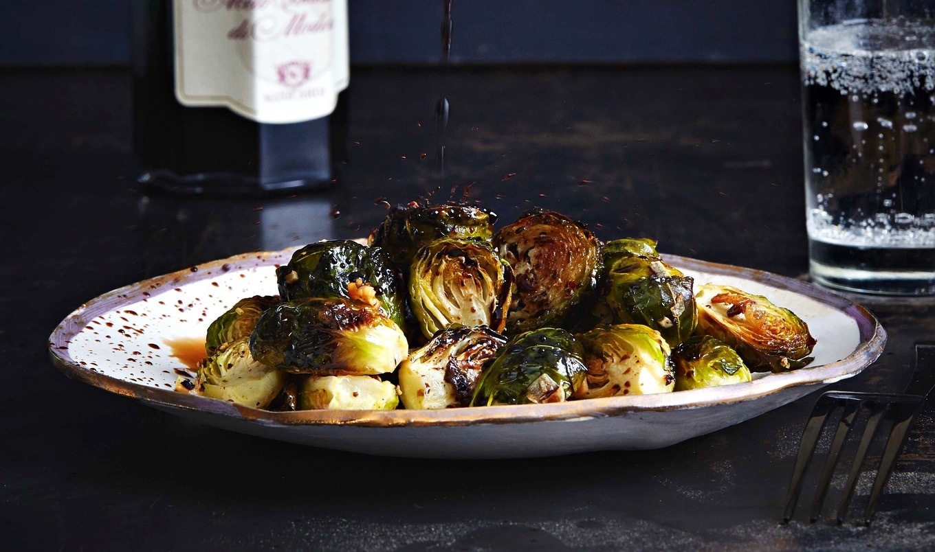 Roasted Balsamic Brussels Sprouts