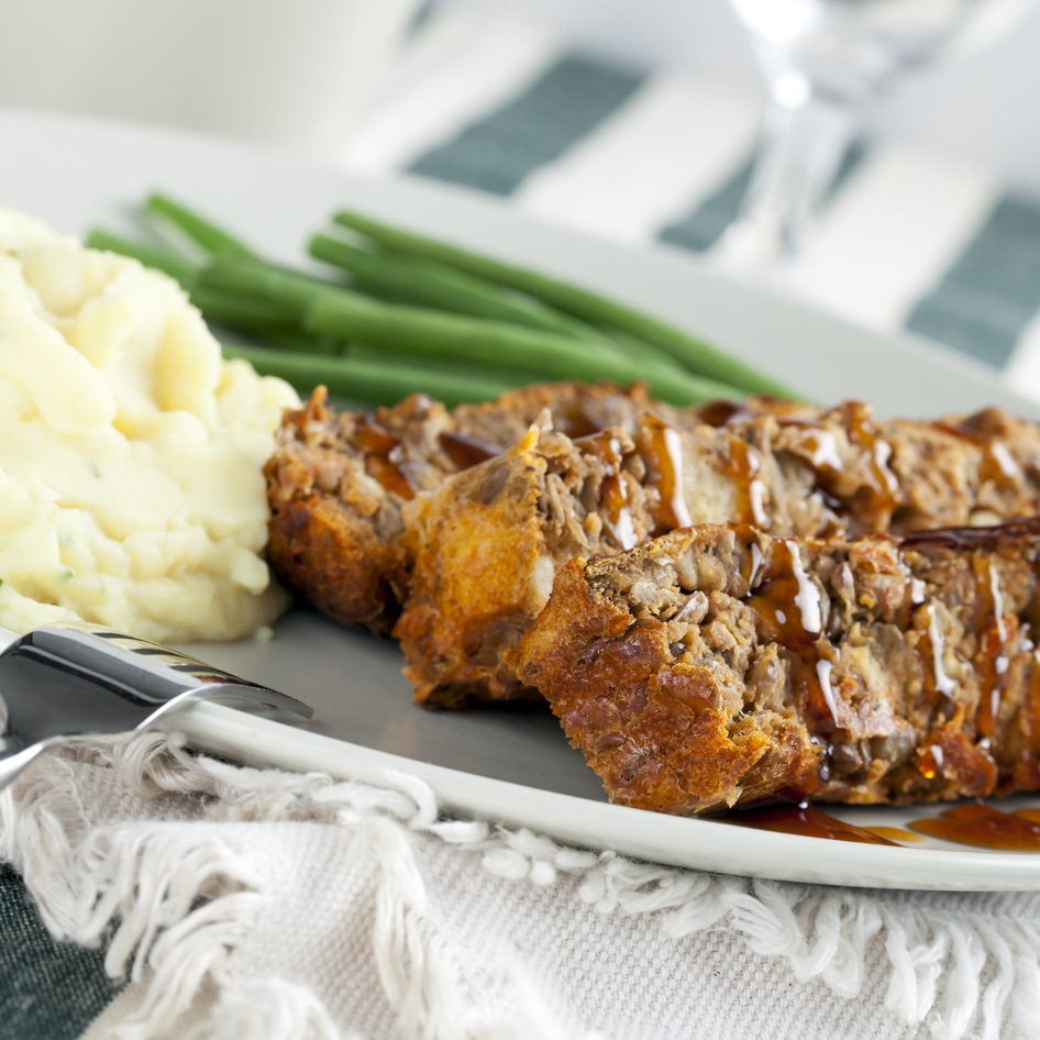 High-Protein Plant-Based Lentil Loaf
