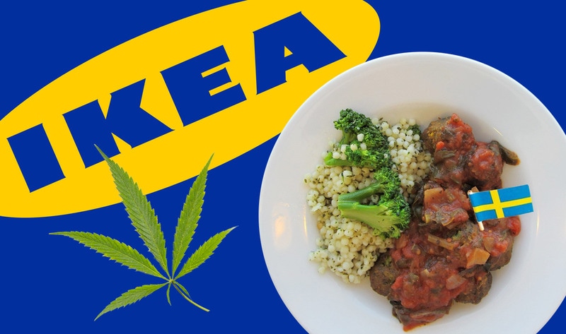 VegNews.VeganSwedishMeatballsFlag