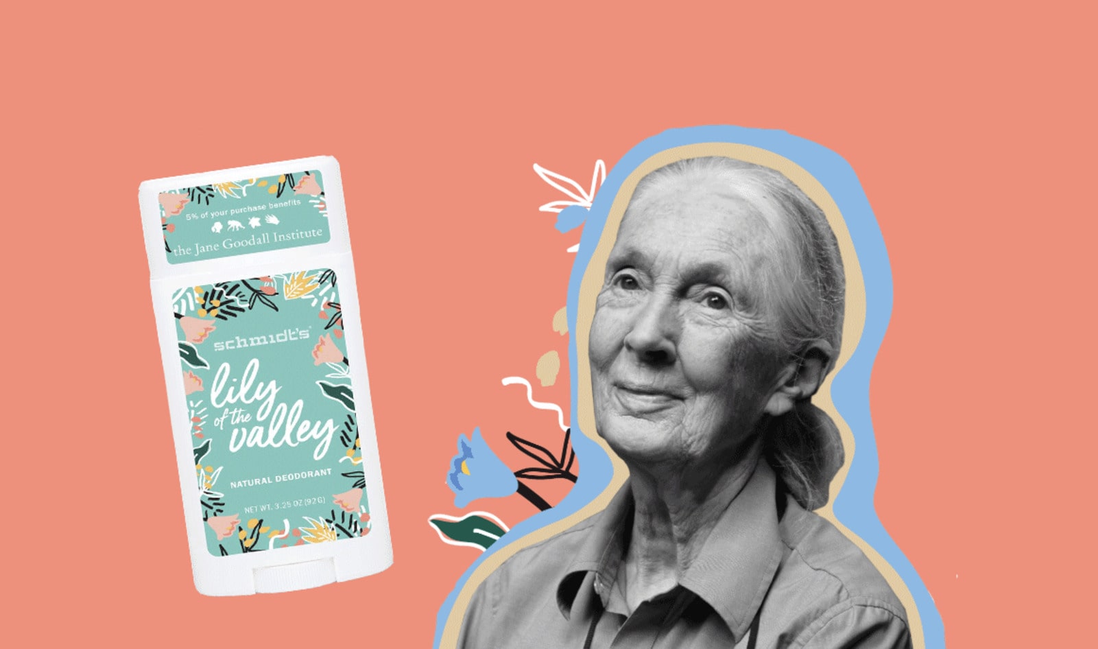 This Vegan Deodorant Smells Like Activist Jane Goodall