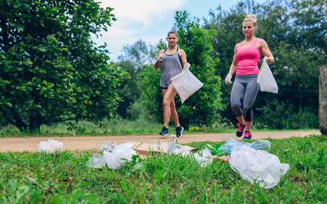 Vegan Milk Brand Silk Petitions Olympic Committee to Make “Plogging” a Sport in 2028 Games 
