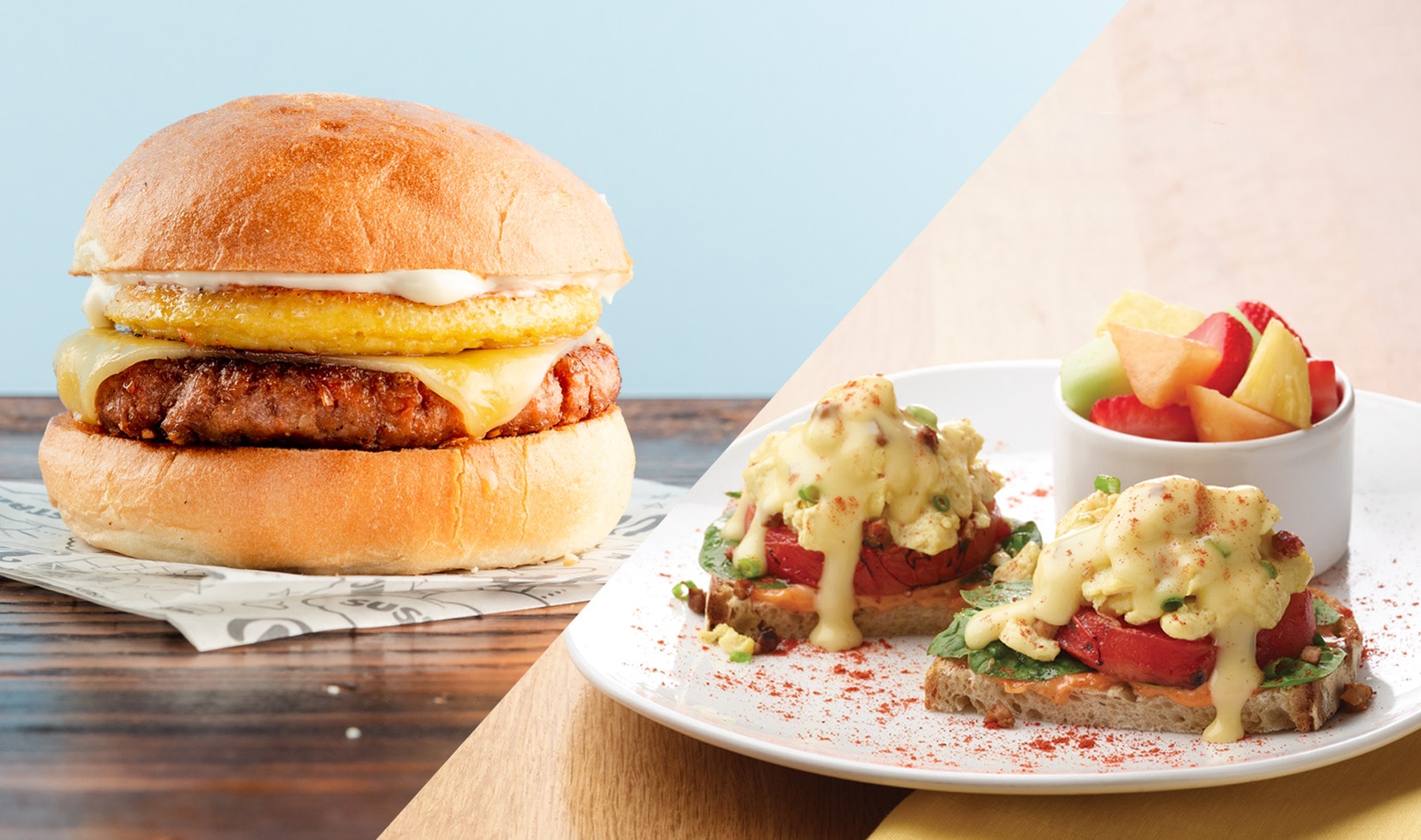 Vegan JUST Egg Breakfast Sandwiches and Benedicts Debut on the East Coast