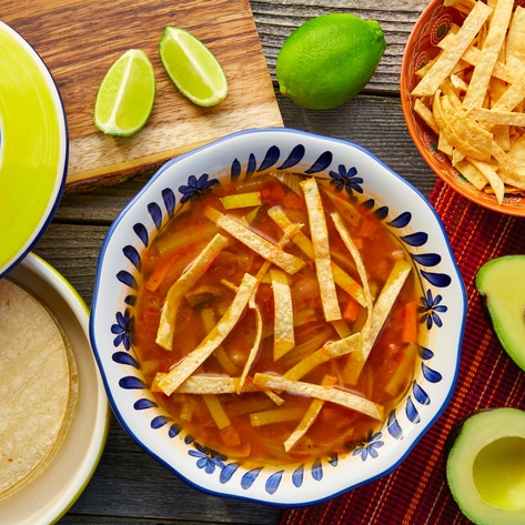 Vegan Spring Tortilla Soup