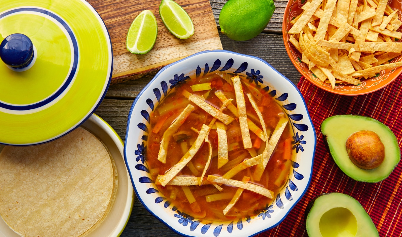 Vegan Spring Tortilla Soup