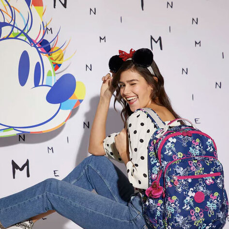 Kipling Debuts Vegan Leather Minnie Mouse Backpacks