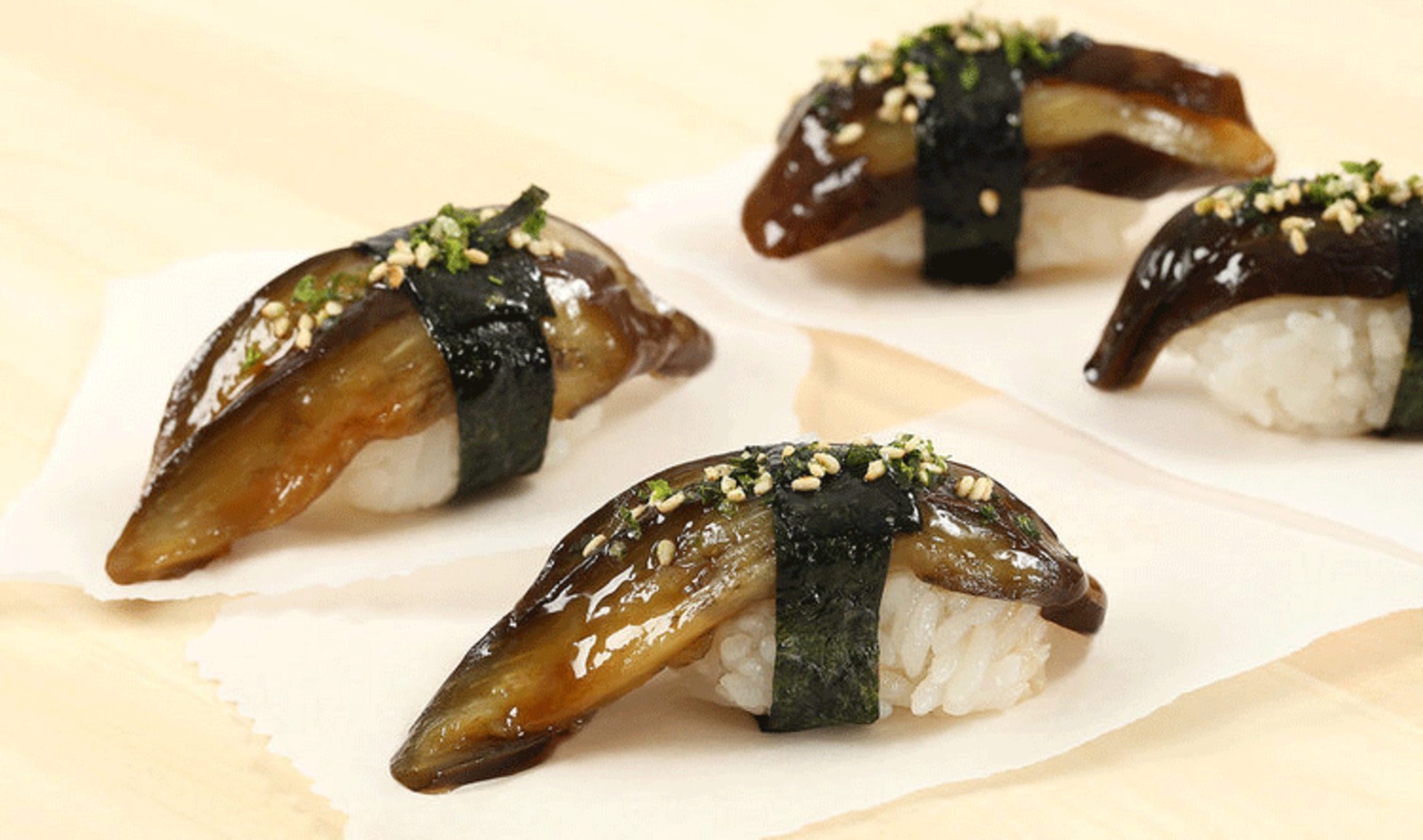 Vegan Eel Sashimi Made From Eggplant Debuts
