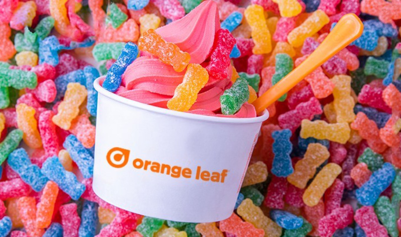 Orange Leaf Debuts Dairy-Free Sour Patch Kids Frozen Yogurt