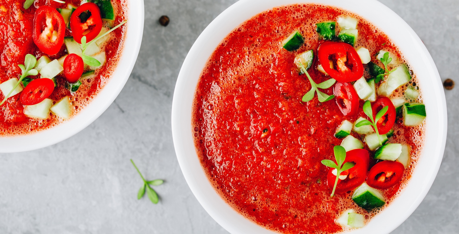 Summery Watermelon Cucumber Gazpacho