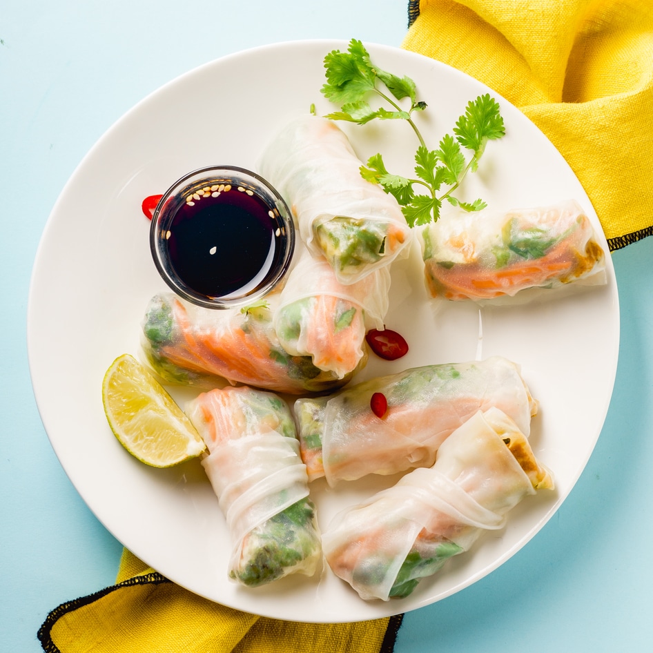 Easy Vegan Spring Rolls