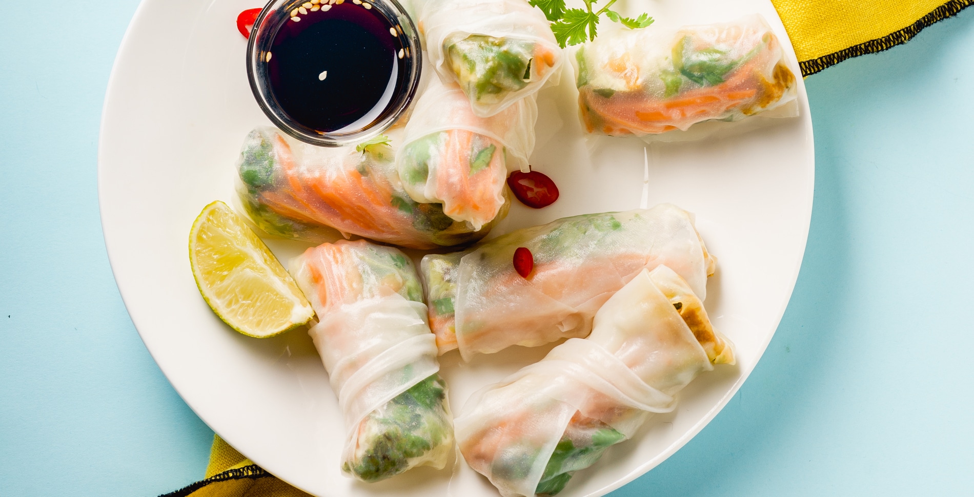 Easy Fresh Spring Rolls