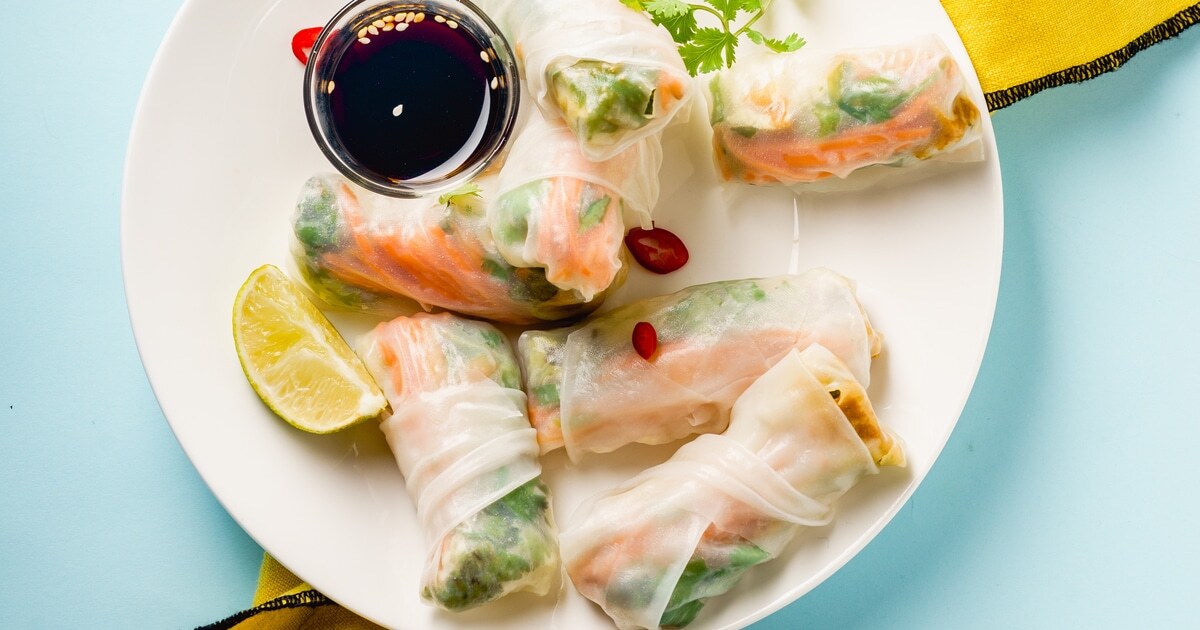 Easy Fresh Spring Rolls | VegNews