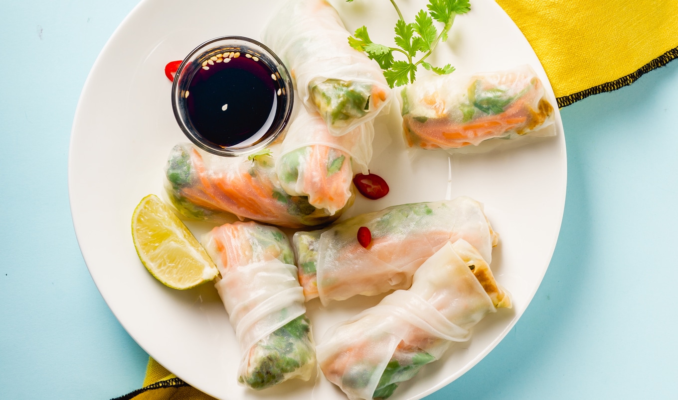 Easy Vegan Spring Rolls