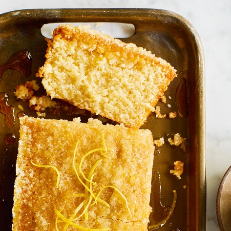 Vegan Lemon Drizzle Pound Cake
