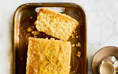 Vegan Lemon Drizzle Pound Cake