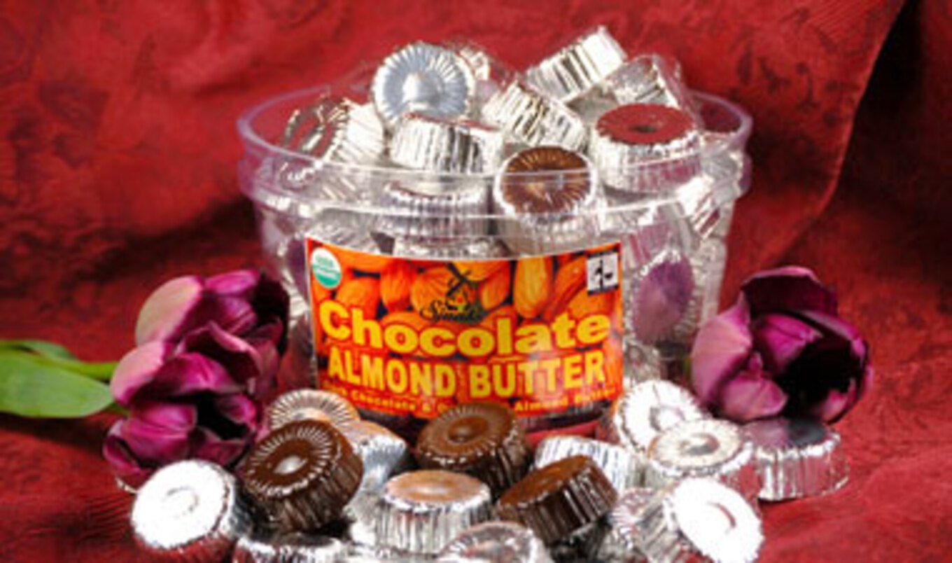 Today's Giveaway: Organic Almond Butter Cups by Sjaak's