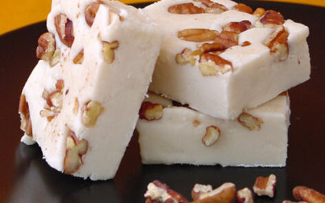 Vegan Butterscotch Pecan Fudge