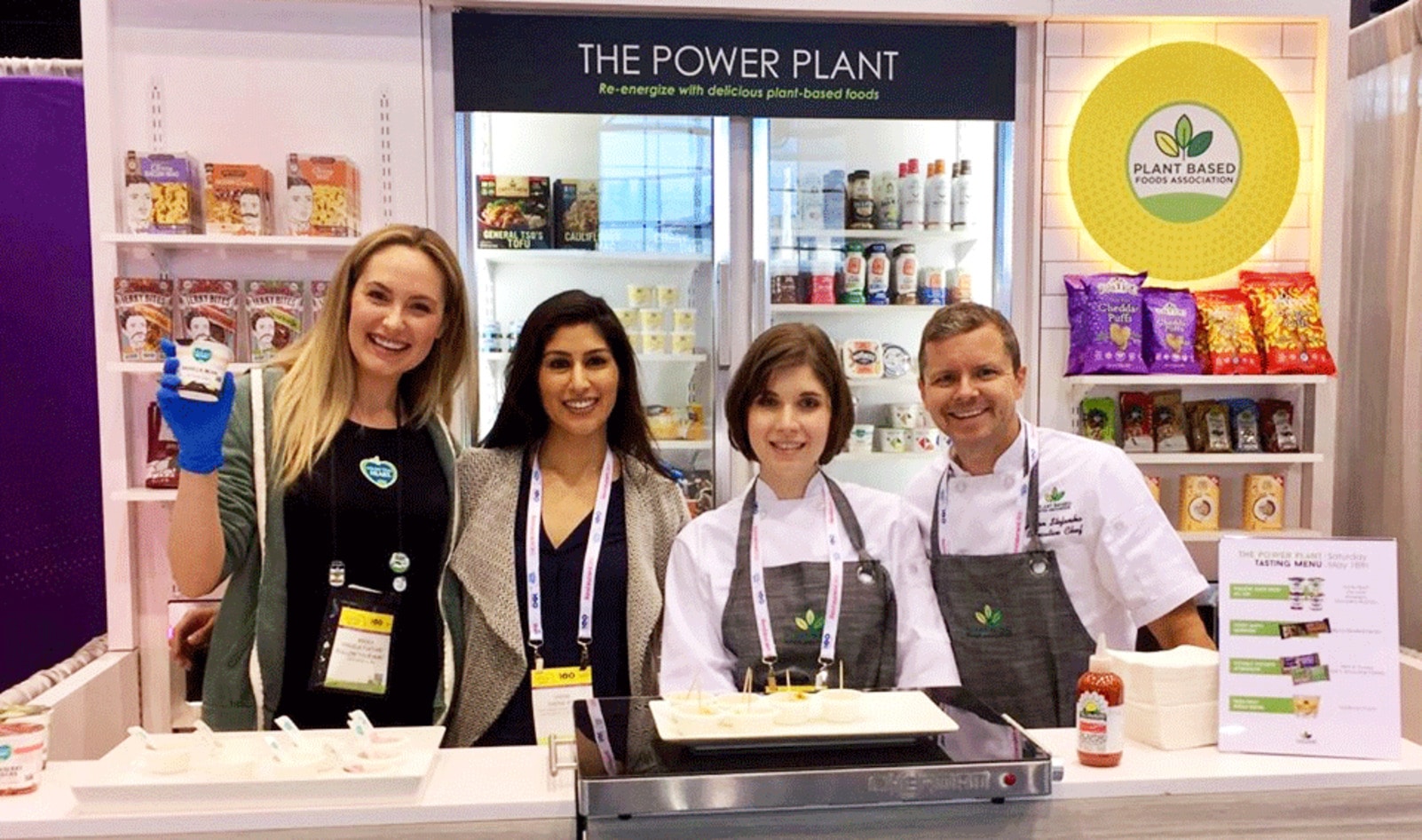 Plant Based Foods Association Launches Vegan Power Plant Food Stations