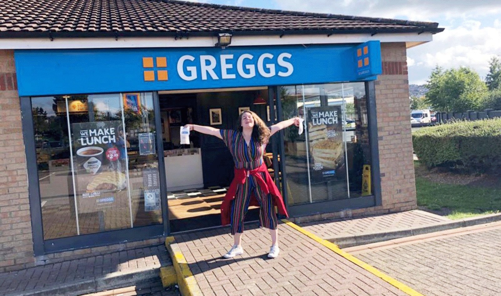 British Woman Sets Off on a Mission to Eat Vegan Sausage Roll at Every Greggs Location 
